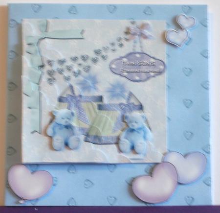Greetings, Lace and Pearls Matching Backing Paper by Katie Silver