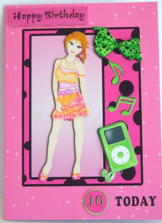 Hot Pink Fairy Dust Backing Paper by Katie Silver