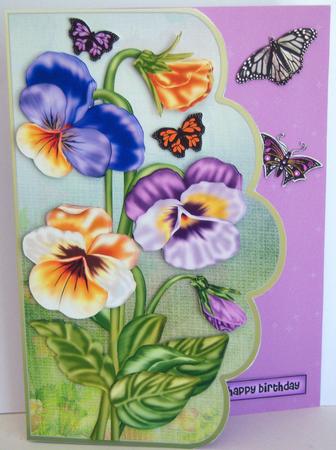 Purple Fairy Dust Backing Paper by Katie Silver