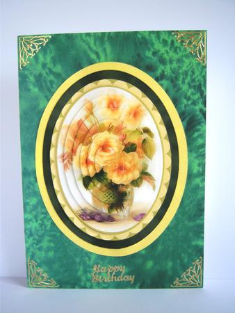 Lemon Roses in Vase Topper & Pyramid by Katie Silver