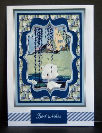 Blue Shades Digital Ribbons by Katie Silver