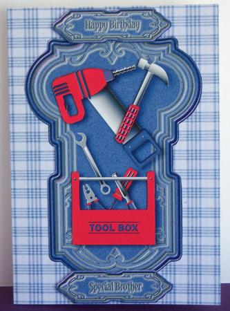 Mid Blue Plaid Paper by Katie Silver