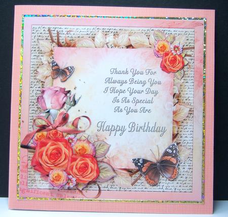'linen Embossed' Backing Paper - Flowers and Pearls Colours by Katie Silver