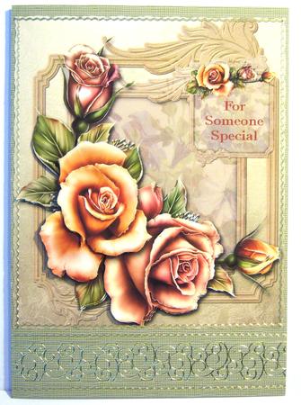 'linen Embossed' Backing Paper - Flowers and Pearls Colours by Katie Silver