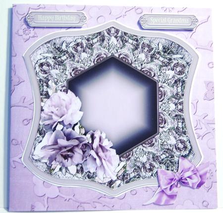 Lilac All Over Cherry Blossom A4 Backing Paper by Katie Silver