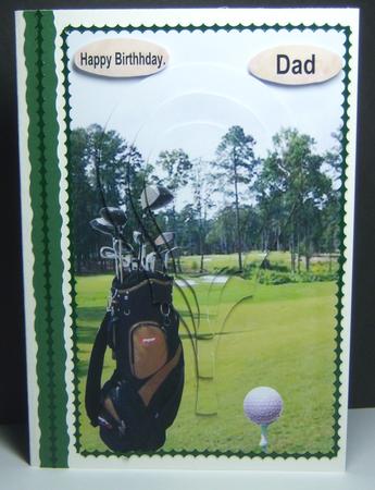Golfman Greetings by Katie Silver
