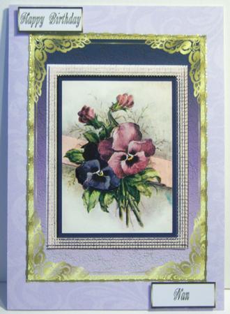 Lilac Swirls Paper by Katie Silver