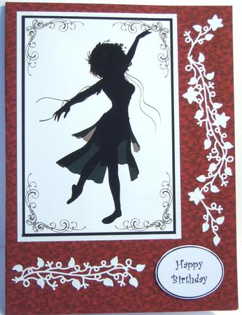 Burgandy Engraved Paper by Katie Silver