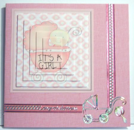 Shabby Chic Rose Backing Paper 8 Mix N Match by Katie Silver