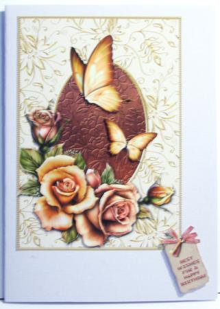 Shabby Chic Rose Backing Paper 10 Mix N Match by Katie Silver