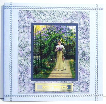Blue Flutterby Fairy Background 6 Mix N Match by Katie Silver