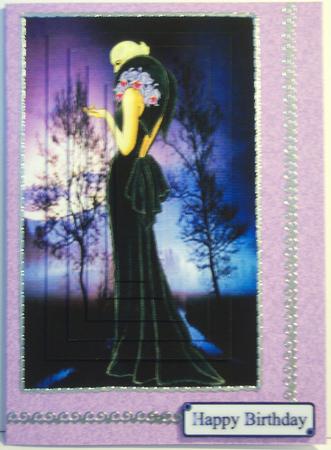 Lilac Bitty Backing Sheet by Katie Silver