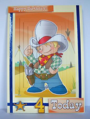 Cute Cowboy Dude Pyramid. by Katie Silver