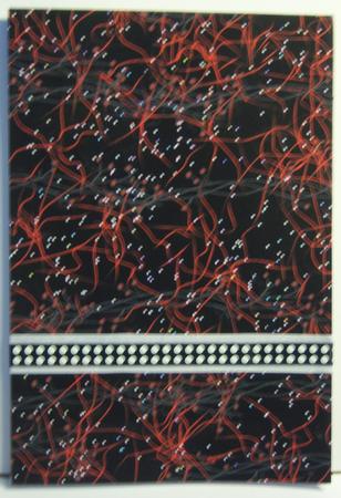 Black Abstract Grunge Background by Katie Silver