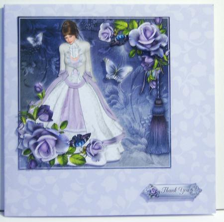 Delicate Floral in Lilac by Katie Silver