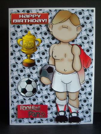 Football Backing Sheet by Katie Silver