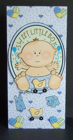Blue Heart Backing by Katie Silver