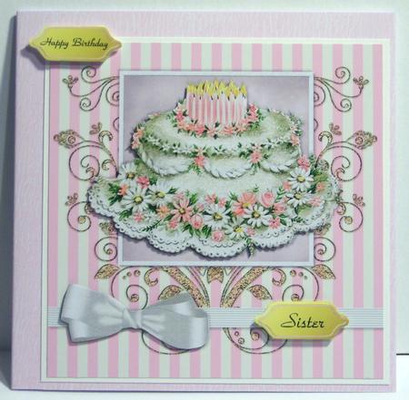 Pink Angel Teddy Textured Backing Paper 11 Mix N Match by Katie Silver