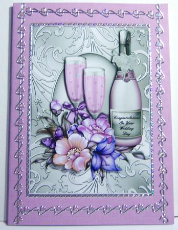 Lilac Crosshatch by Katie Silver