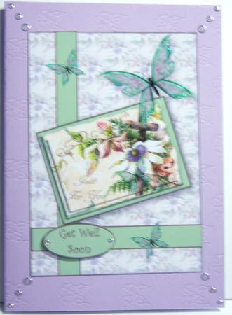 Pink Embossed Sheet by Katie Silver