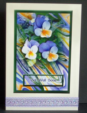 Purple Shades Digital Ribbons by Katie Silver