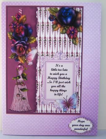 Spring Flowers and Lace Matching Backing Paper by Katie Silver