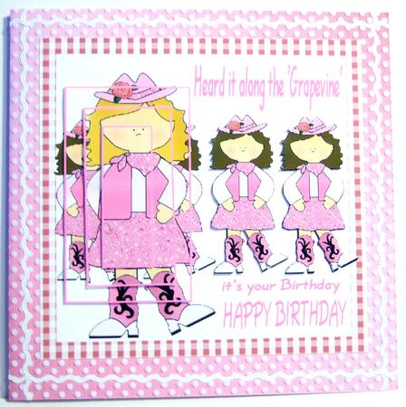 Greetings, Lace and Pearls Matching Backing Paper by Katie Silver