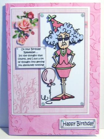 Cerise All Over Cherry Blossom A4 Backing Paper by Katie Silver