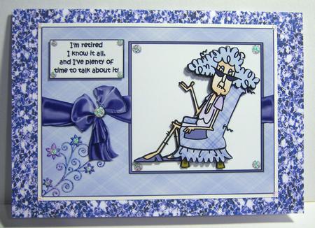 Purple Glitter Effect Paper by Katie Silver