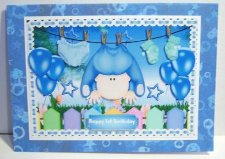 Hearts & Stars (blue) by Katie Silver