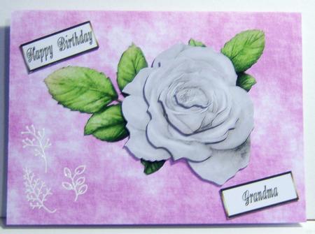 Pink Textured Backing Sheet by Katie Silver