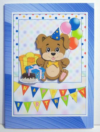 Blue and White Swirls Backing Sheet by Katie Silver