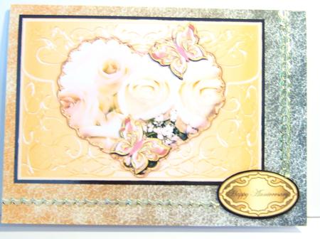 Orange and Black Textured Backing Sheet by Katie Silver