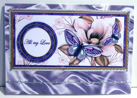 Satin in Lilac by Katie Silver