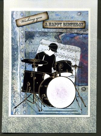 Black and White Textured Backing Sheet by Katie Silver