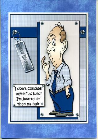 Blue Textured Backing Sheet by Katie Silver
