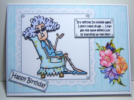 Blue Swirl-backing Paper by Katie Silver