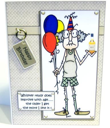 Gus and His Aged Whiskey Quick Card by Katie Silver
