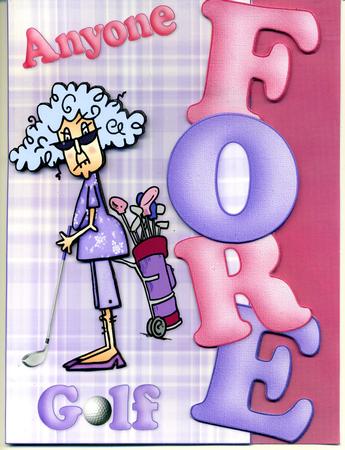 Stella is Over the Edge Fore Golf by Katie Silver
