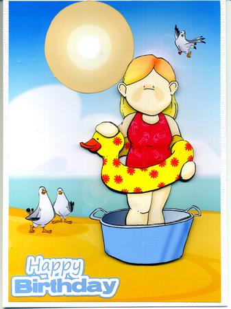 Beach Dude Sunny Beach by Katie Silver