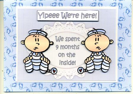 Baby Background Sheet - Footprints in Blue by Katie Silver