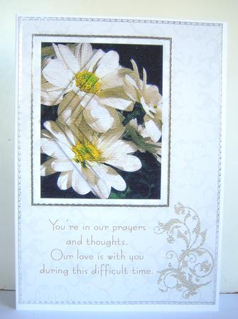 Floral Sympathy Card by Katie Silver