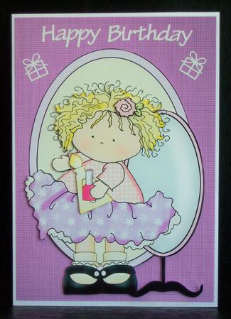 Daisies on Metallic Lace Matching Backing Paper by Katie Silver