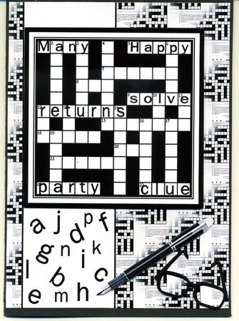 Crossword Fan by Katie Silver