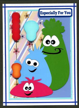 Mixed Sentiments Tags - Blue by Katie Silver