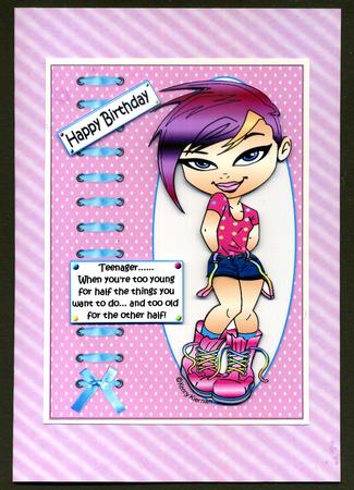 Pink Stripes2 by Katie Silver