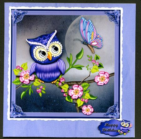 Lavender Rose Treat Basket Backing Paper 1a - Landscape by Katie Silver