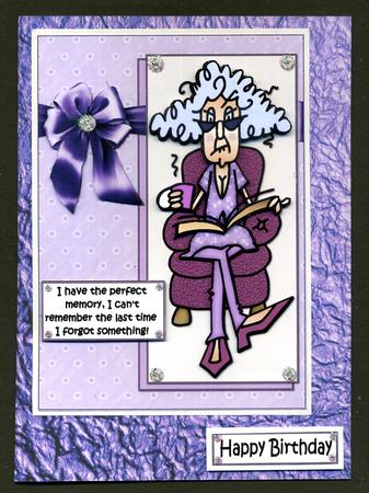 Duel - Metallic Crumpled Backing Paper - Purple by Katie Silver