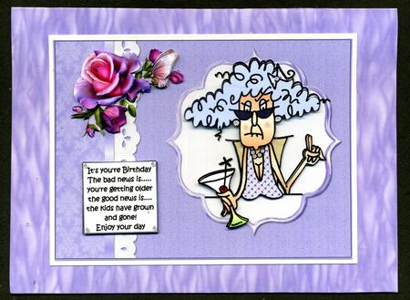 Duel Purple Fire Backing Paper by Katie Silver