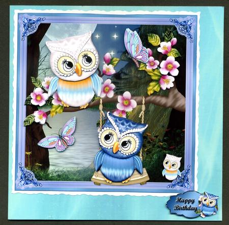 Duel Streaky Aqua Backing Paper by Katie Silver